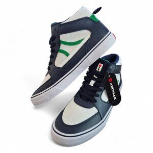 Airwalk Grind Men's High Top Sneakers Shoes Size 12 Lace-Up Blue & White